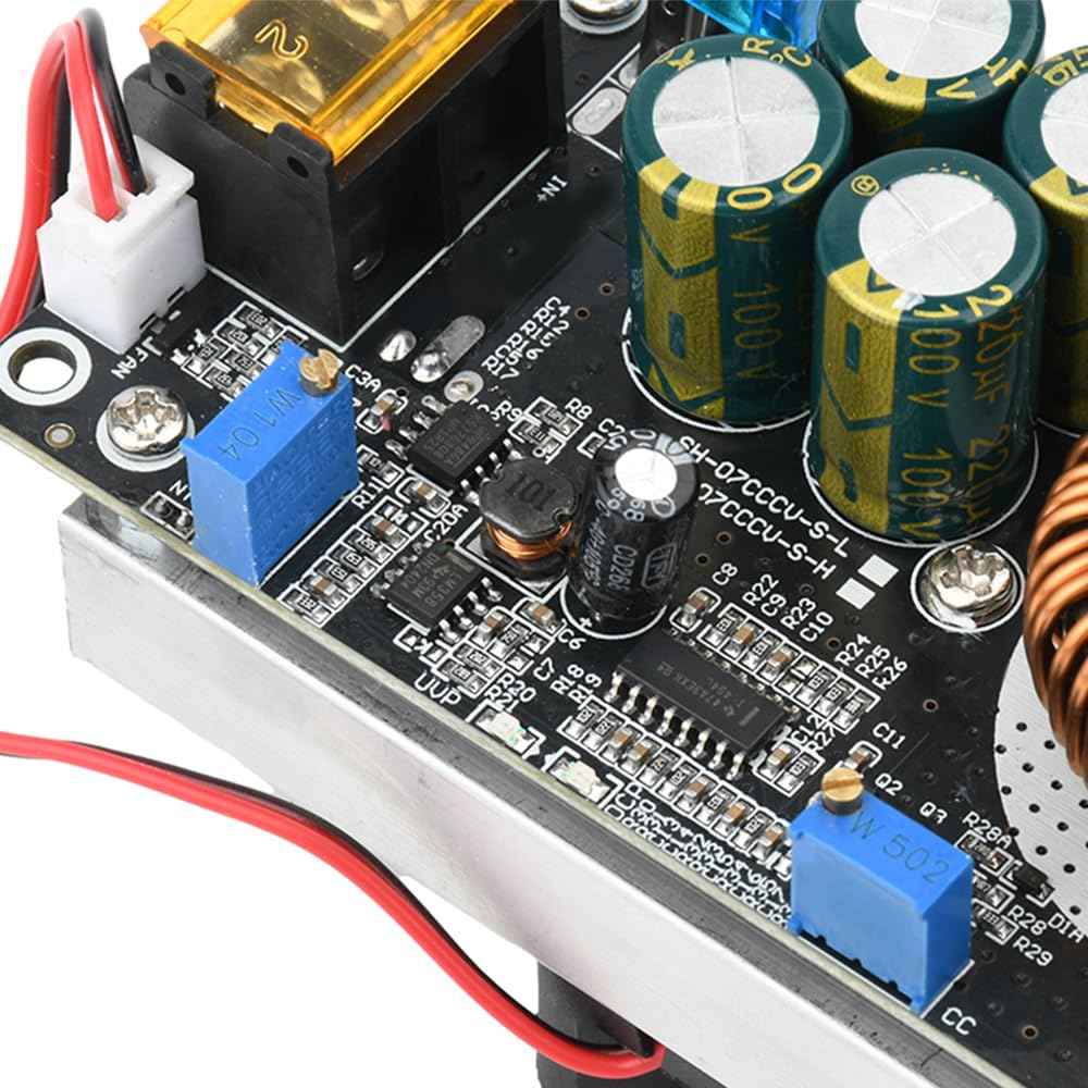 1200W Voltage Converter,Aideepen 20A Boost Converter Voltage Regulator DC-DC Boost Converter Car Step-up Power Supply Module Adjustable Voltage Converter 14V-85V to 14-120V