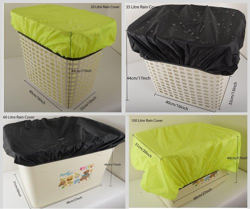 Bicycle Rear Rack Rain Cover Bike Trunk Rain Cover Black