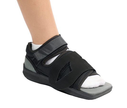 United Ortho Post-Op Shoe - Orthopedic Adjustable Recovery Shoe For Broken Foot or Toe, Post Surgery, Lightweight Medical Shoe, Left or Right Foot, (Men's Large)