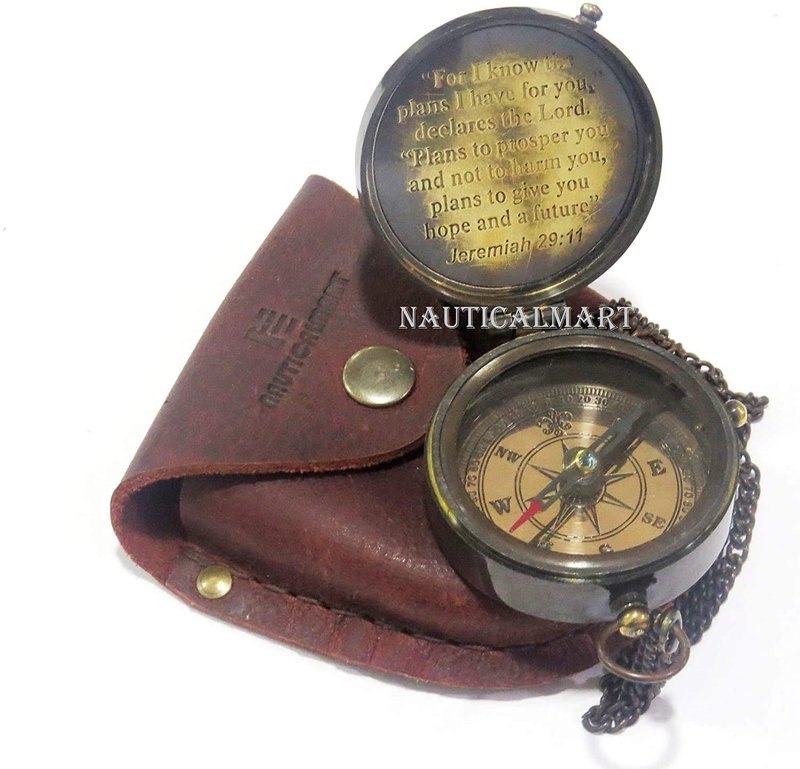 for I Know The Plans I Have for You Engraved Compass, Jeremiah 29 11, Baptism Gifts, Best Easter, Birthday, Mothers Day, Fathers Day, Graduation Gift, Wedding Gifts