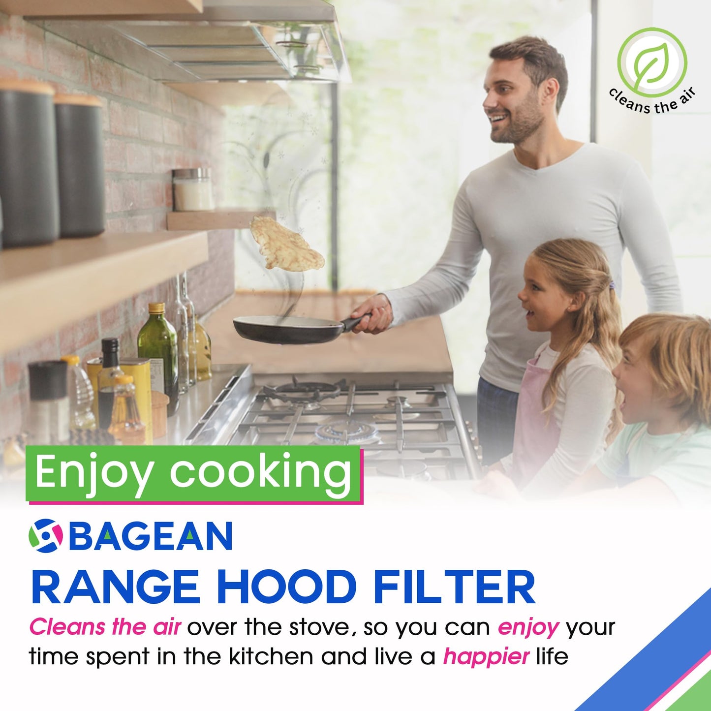 Range Hood Charcoal Filter 7.75” x 10.5” - Fits Broan and Nutone BP58 For 43000 Series Range Hoods - Broan Range Hood Filter Replacement - Carbon Stove Vent Fan Filters Removes Kitchen Odors (3-Pack)