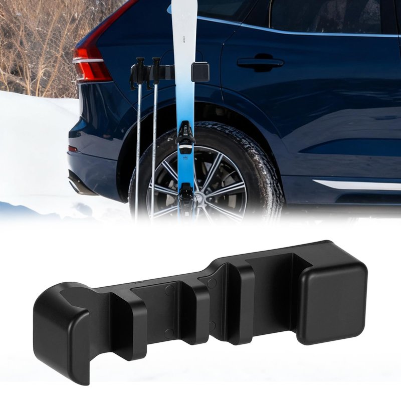 CrsaSwivo Magnetic Ski & Snowboard Car Holder - Safeguards Equipment, Keeps Skis & Boards Upright, Protects Vehicle Paintwork from Scratches - Gifts for Ski Enthusiasts