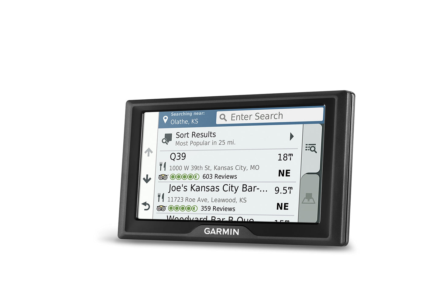 Garmin Drive 61 USA LM GPS Navigator System with Lifetime Maps, Spoken Turn-by-Turn Directions, Direct Access, Driver Alerts, TripAdvisor and Foursquare Data, 6"