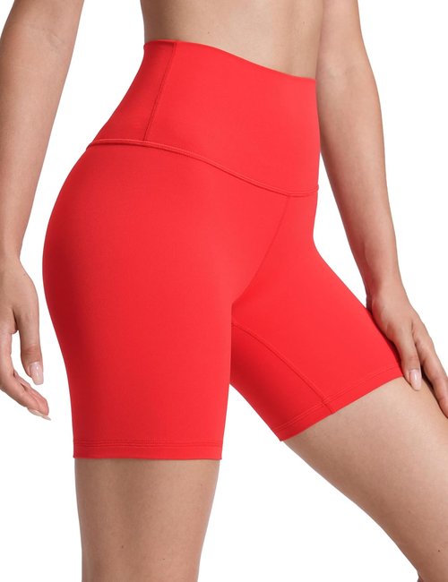 CRZ YOGA Biker Shorts - ButterLuxe High Waisted Spandex for Women | 6" Length, Perfect for Running & Volleyball