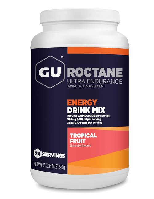 GU Energy Roctane Ultra Endurance Drink Mix - Vegan, Gluten-Free, 35mg Caffeine | Tropical Fruit, 3.44 lb