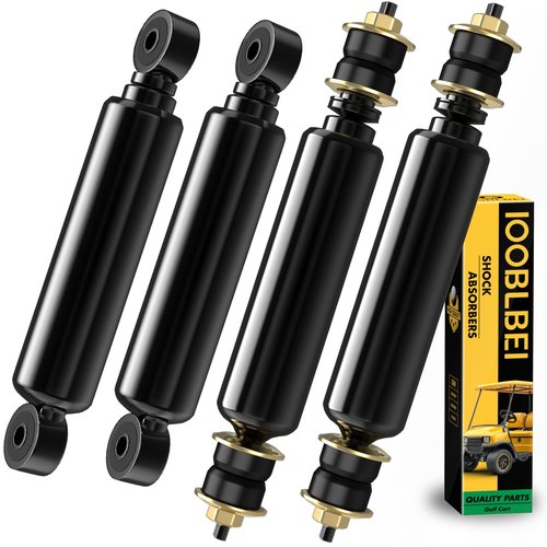 Club Car Shocks, Golf Cart Front and Rear Shock Absorbers for Club Car DS 1988-UP, Precedent 2004-UP, Golf Cart Shocks Replacement# 1014235, 1014236, 1015813 1010991, 4PCS