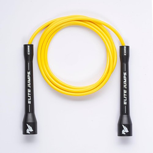 Elite Jumps Core Jump Rope - Adjustable Indoor/Outdoor Fitness Rope with Unbreakable Handles | Tangle-Free Design