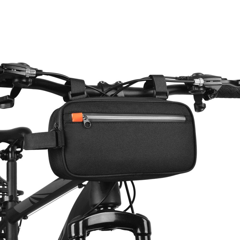 VENFOREST Bike Handlebar Bag Professional Waterproof Bike Crossbar Front Bag Bicycle Basket Frame Bags for Road Mountain Bicycle Outdoor Cycling Travel Hiking