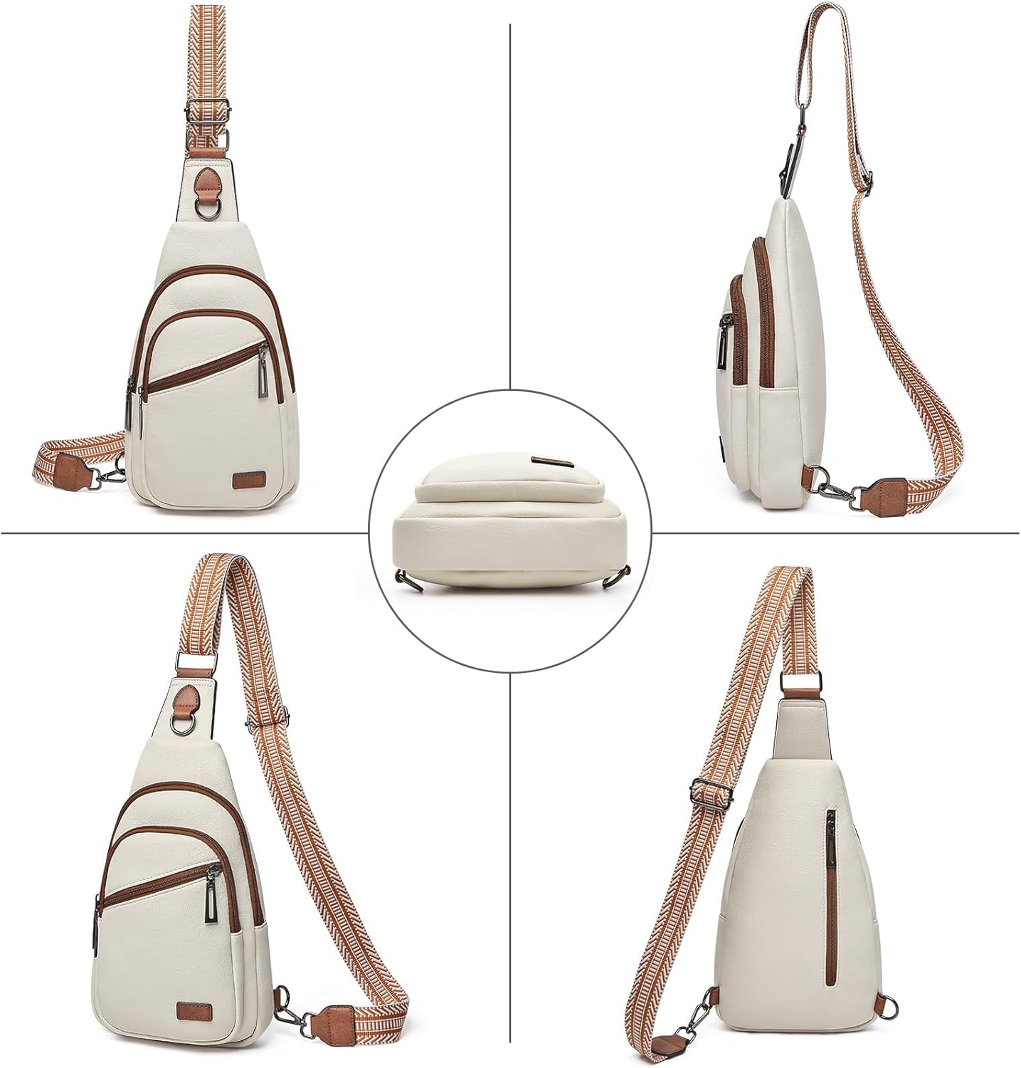 Skiennix 7L Sling Bag - Stylish Crossbody Purse for Women | Compact Travel Shoulder Backpack