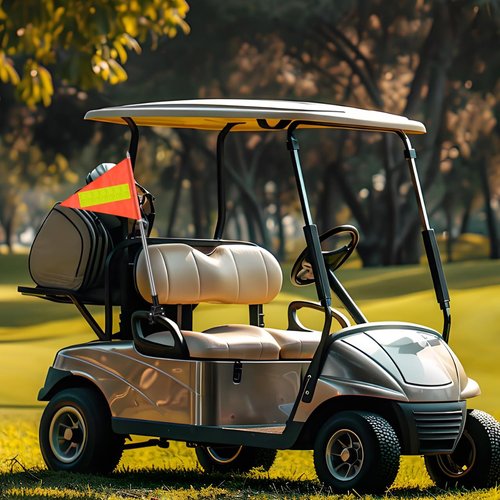 Reflective Telescopic Safety Flag for Golf Carts Mobility Scooters Height Flag Durable High Visibility for Wheelchairs Outdoor