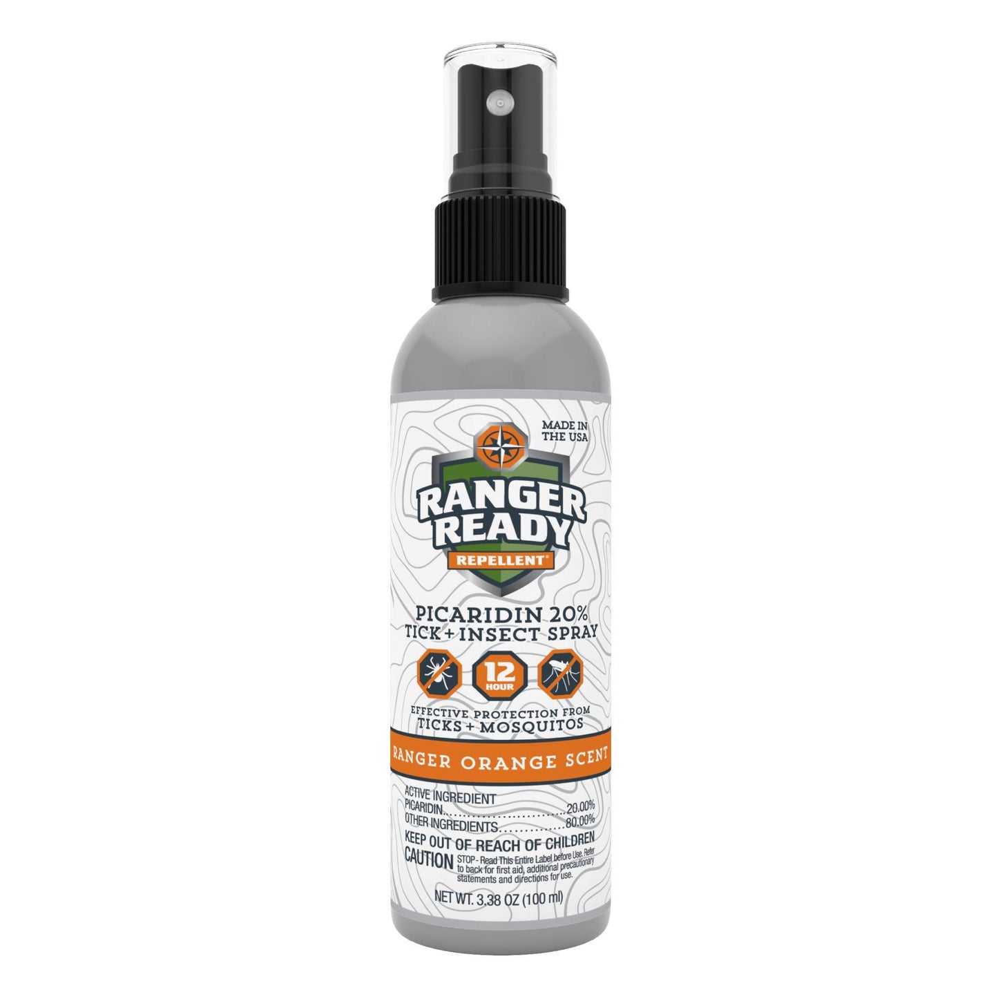 Ranger Ready Repellents Picaridin Insect Repellent in Night Sky Scent - Mosquito Repellent and Tick Spray - DEET Free Bug Spray Travel Size, 3.4 Oz.