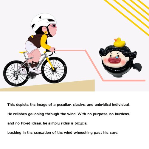 Collyon Bike Bell for Adults,Funny & Quirky Bicycle Bells,Loud Crisp Clear Sound Bicycle