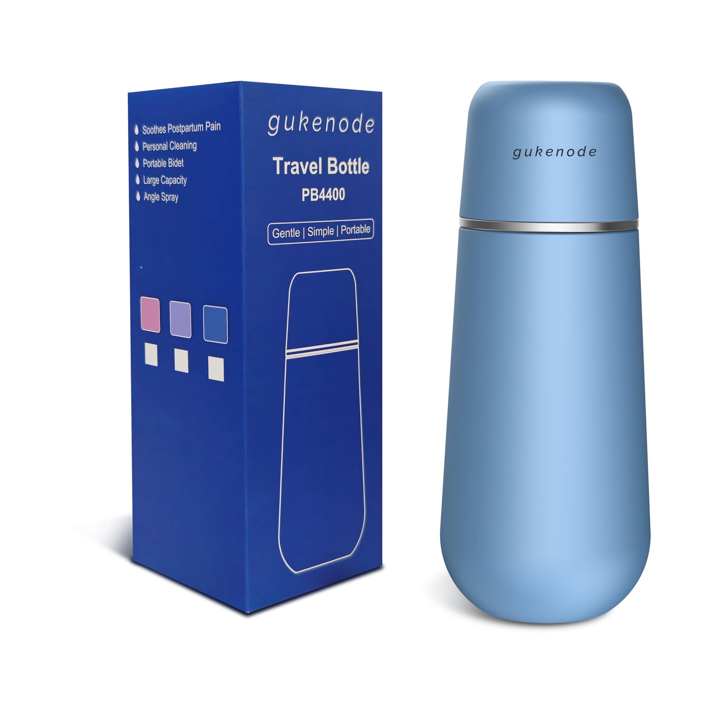 Portable Bidet Large Capacity 400ml, Travel Bidet for Women and Men, Personal Handheld Bidet Toilet, No Batteries Needed