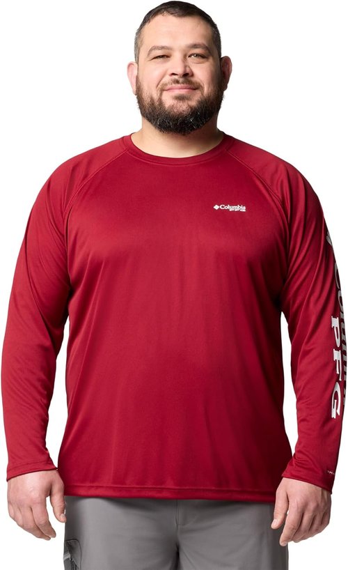 Columbia Men's PFG Terminal Tackle Long Sleeve Fishing Shirt - Quick-Dry, Lightweight, UPF 50+
