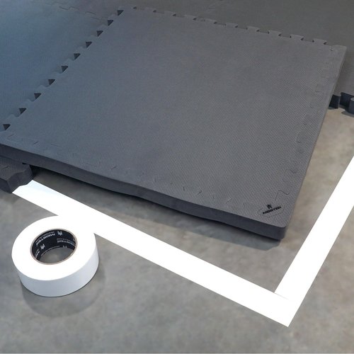 Meister Double-Sided 2" Floor Mat Tape - Secures Exercise Mats & Rugs in Place