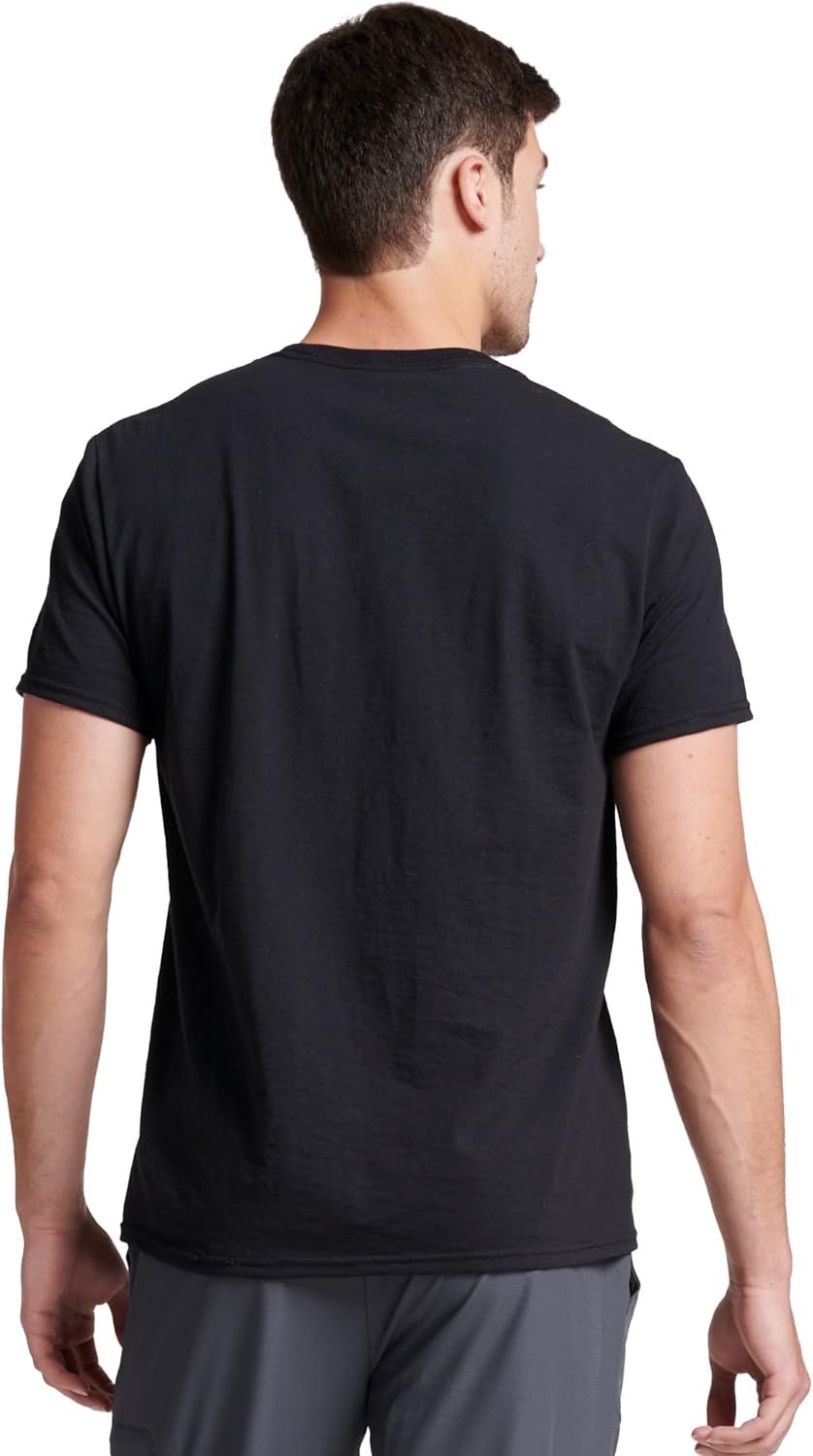 Russell Athletic Men's Dri-Power Short Sleeve Tees - Moisture Wicking & Odor Protection | UPF 30+ | Sizes S-4X