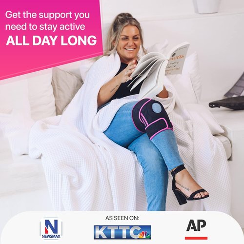 Dr. Brace Elite Knee Brace - Maximum Pain Support with Side Stabilizers & Gel Pads | Medium Size
