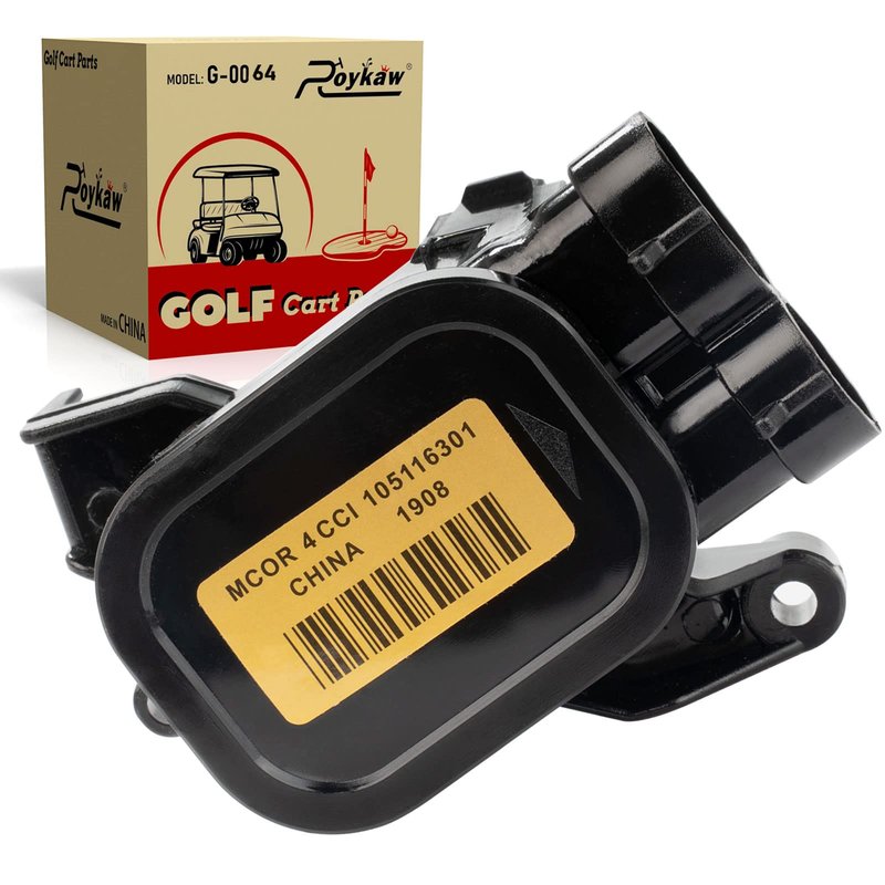 Roykaw Golf Cart MCOR 4 Throttle Potentiometer for Club Car DS & Precedent, Replaces OEM# 105116301, Compatible with 103850401 (MCOR 3)
