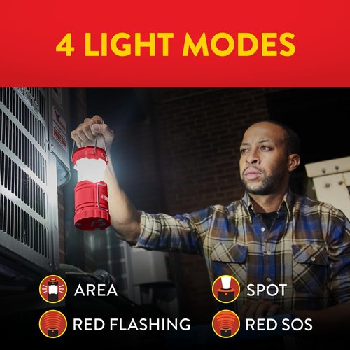 Eveready LED Camping Lantern 360 PRO - Super Bright, IPX4 Water Resistant Tent Lights | 3-Pack with Batteries Included