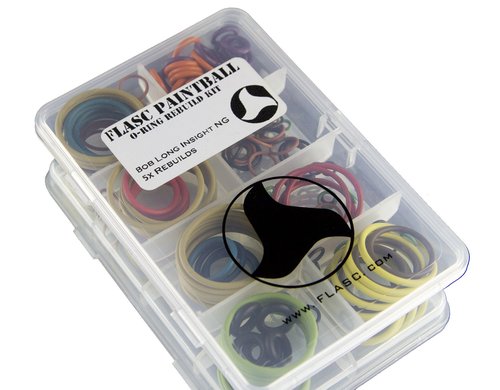 Flasc Paintball Bob Long Insight NG 5X Color Coded Paintball o-Ring Rebuild kit