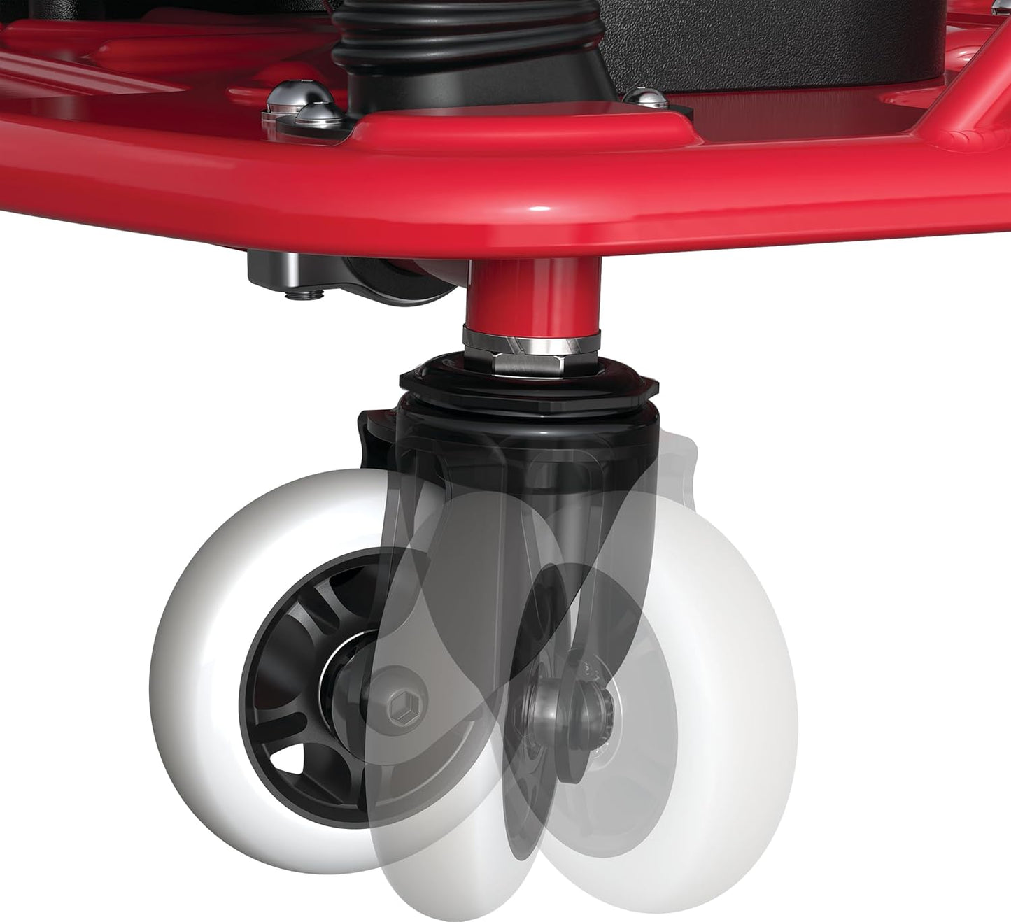 Razor Crazy Cart - 24V Electric Drifting Go Kart with Variable Speed Up to 12 MPH | Black/Red