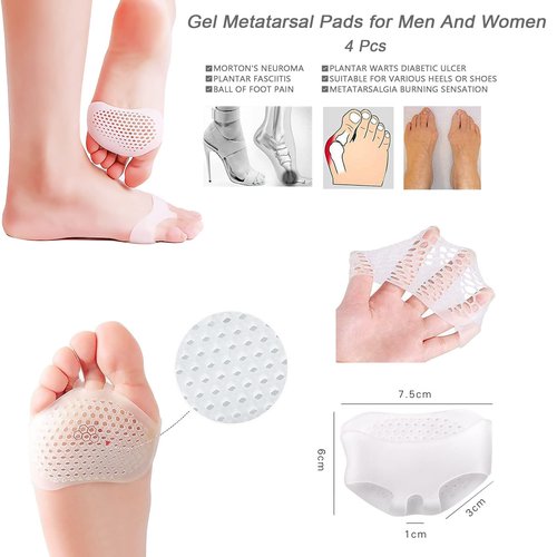 15Pcs Bunion Corrector, Hallux Valgus Relief Pads Toe Spacer Straightener Big Toe Separator Correction Splint Hammer Gel Metatarsal Sleeve Protector Brace Exercise Strap