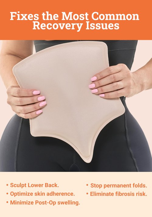 BE SHAPY Lumbar Support Board | Lipo Foam Post Op Accesory | Lumbar Support Board for Back | Tablas Para Lipo 360