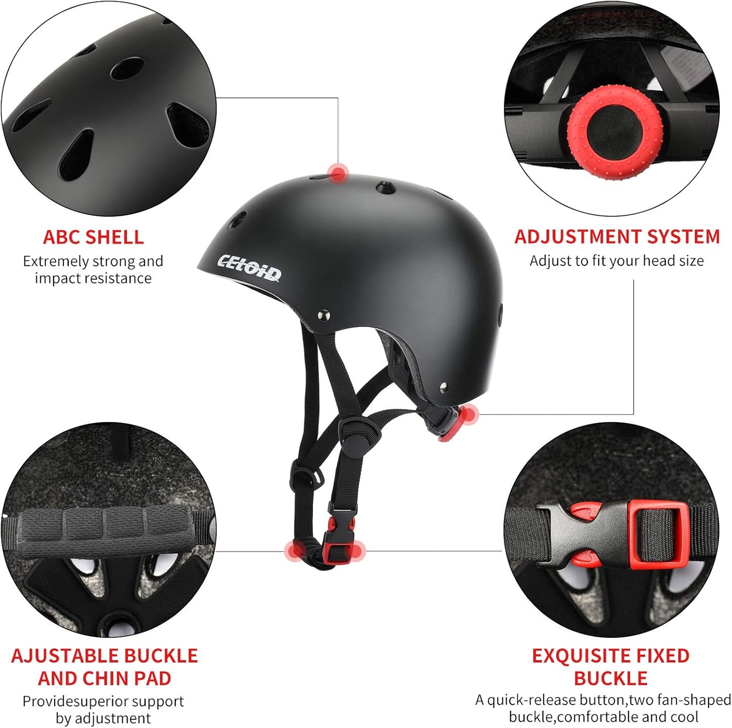 Skiennix Kids Bike Helmet - Adjustable Multi-Sport Safety Gear for Ages 2-14 | Boys & Girls
