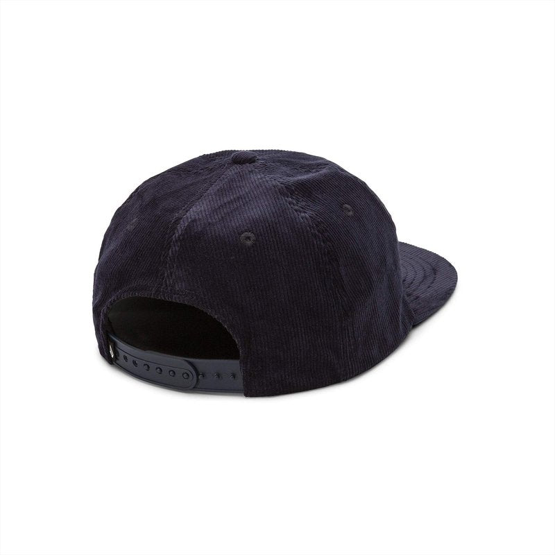 Volcom Mens Full Stone Flexfit Hat Navy Small/Medium