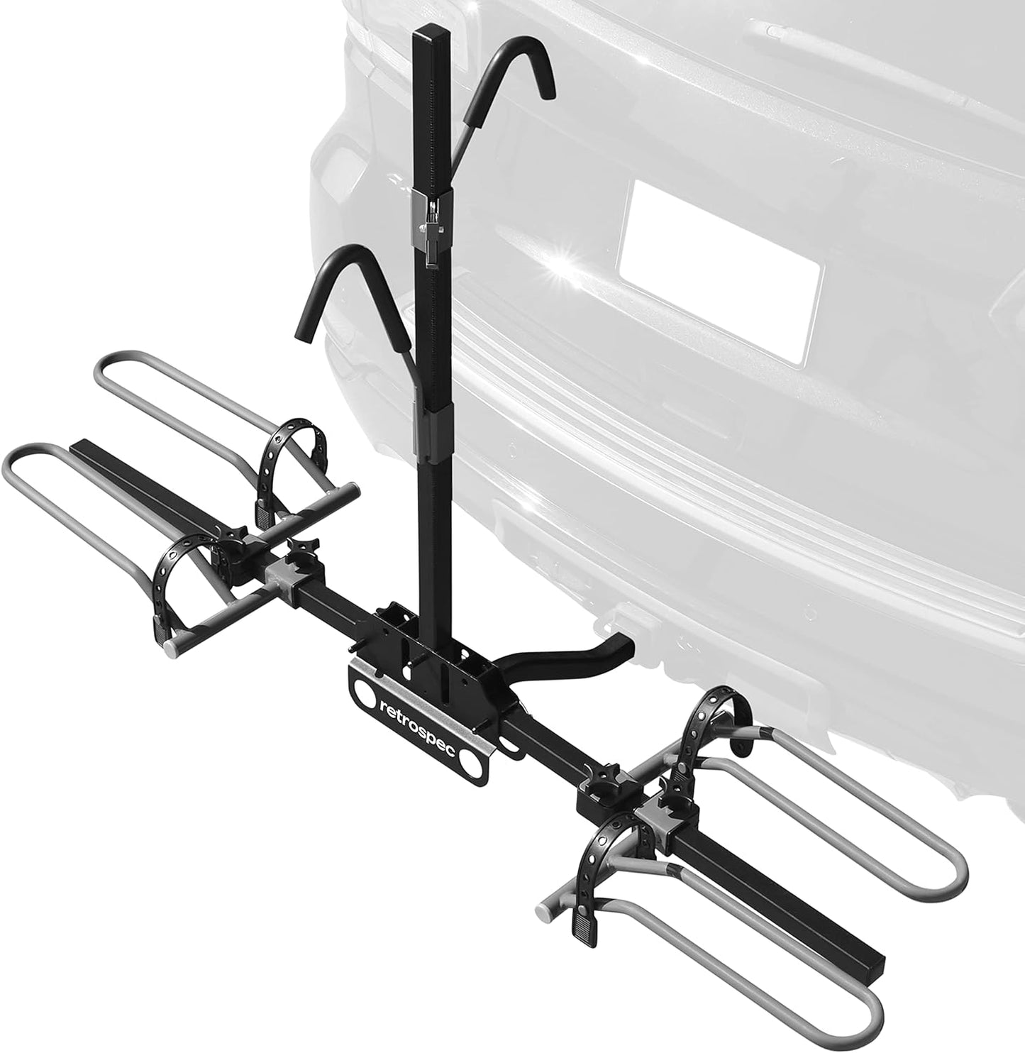 Retrospec Lenox Bike Rack - 2-Bicycle Carrier for 2-Inch Receiver | Class II or III Hitch