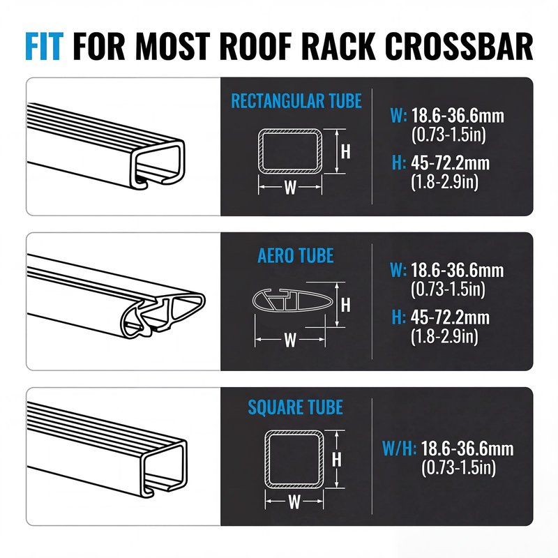 SOARIFY Multi-Purpose Alumium Blue Ski Rack with ski Strap Carrier, Roof Holder Carrier for Skis, Snowboards, Fishing Rods, Paddles, Skateboards, Wakeboard, Universal Mounting, Locking, Heavy Duty