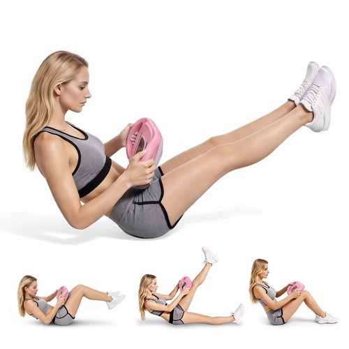 Smart Ab Trainer with Bluetooth Music & LED Counter – Core Workout Machine for Home Gym – Sit-Up Assistant Pad with Foam Cushion, 9 Modes & Speeds, Portable Fitness Equipment for Abs, Waist & Cardio