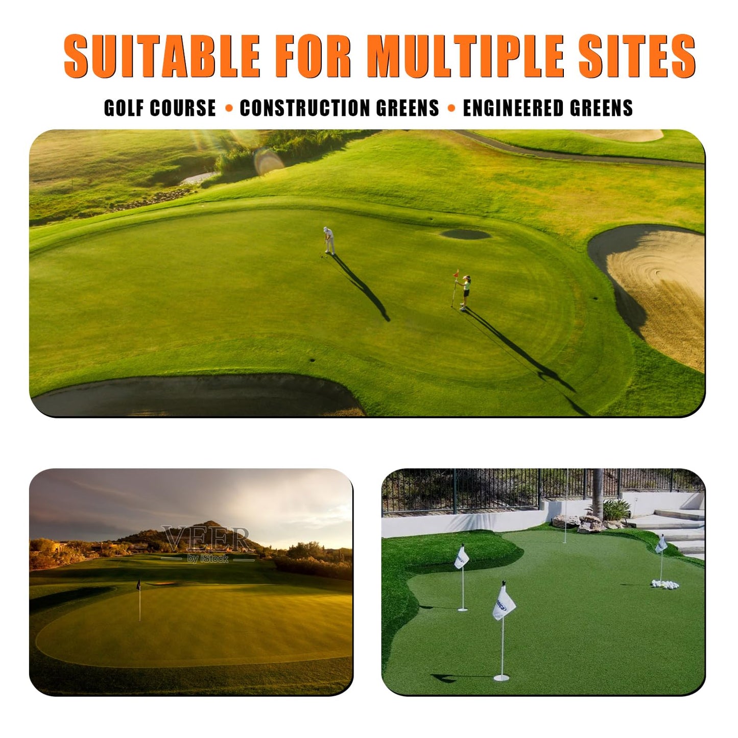 BIRDIEBLAST Golf Hole Cup,Plastic Golf Cup for Outdoor Backyard Practice Putting Green, 4 Inches and 6 Inches Available (2, 4Inches)