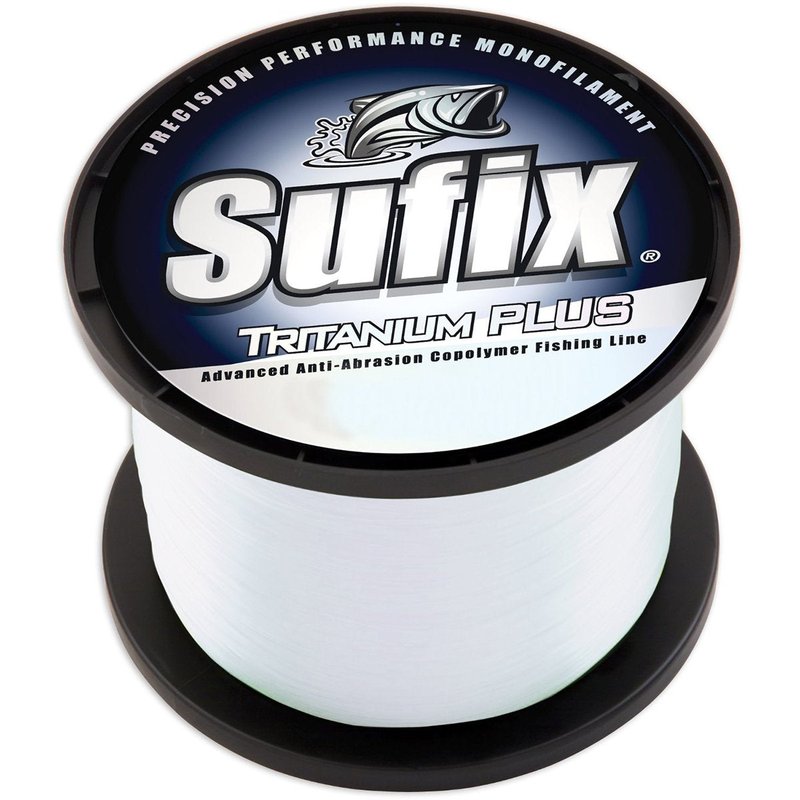 Sufix Tritanium Plus 1/4-Pound Spool Size Fishing Line (Clear, 50-Pound)