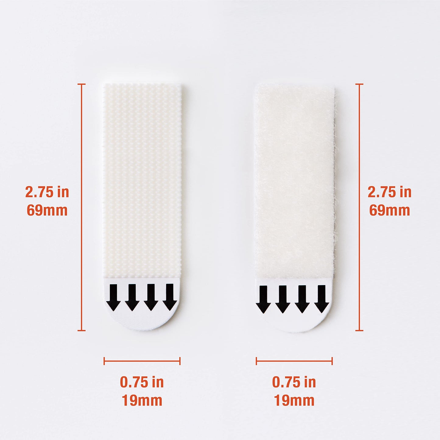 MOVELYST 24-Pairs(48 Strips) Medium Picture Hanging Strips, Hook and Loop Tape, Picture Hanger Damage Free, Waterproof Adhesive Strips for Frame Hanging and Christmas Decorations, Heavy Duty