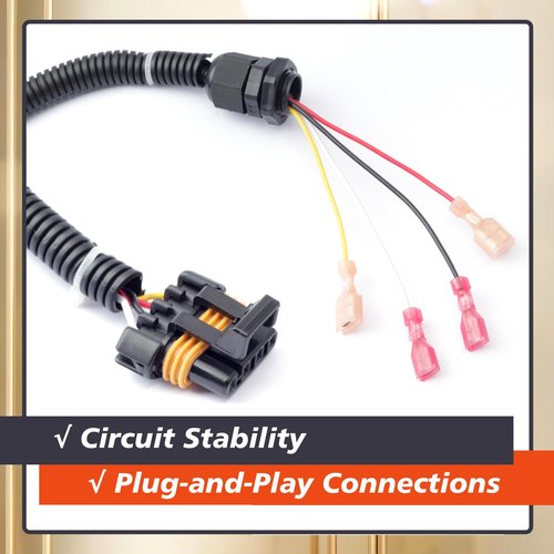 Mhrxusd 6811 Pedal Box Wiring Harness Pedal Box Wiring Harness Compatible with EZGO Electric Golf Cart PDS 2000-2023, Replaces for 6811 BP-6811 25879G05 25879-G05