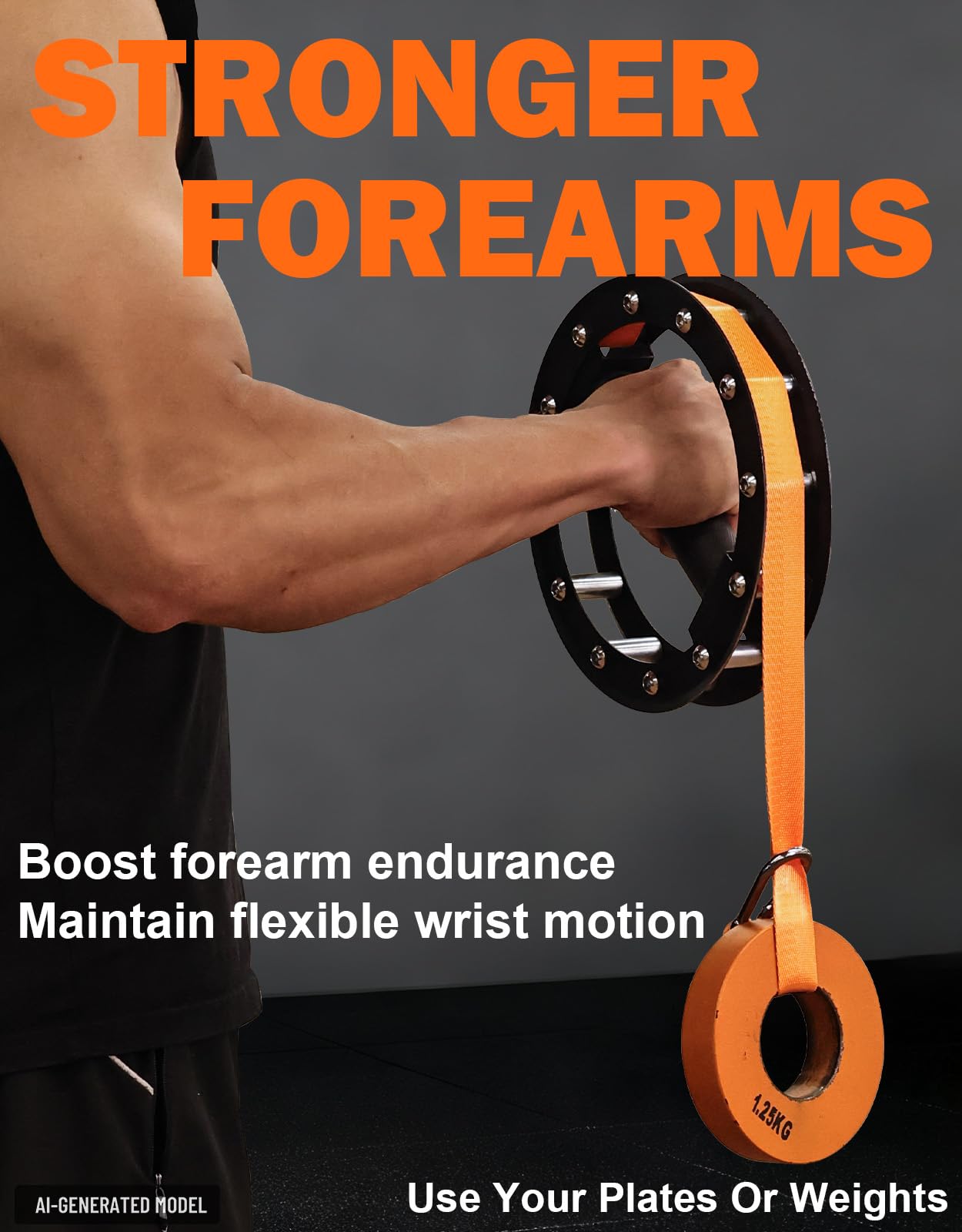 Fitarc Wrist Rotation Exerciser,Forearm Strengthener Trainer,Forearm Bar for Pronation/Supination,Arm Wrestling Training,Pronator Muscle Rrainer Forearm Developer - Patent Pending
