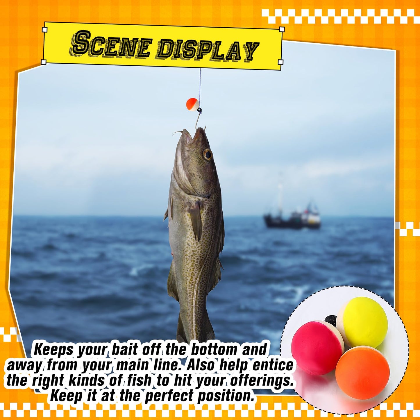 Sonwyoung 9 Pcs Fly Fishing Strike Indicators for Trout Neon Fishing Bobbers Floats(S,Neon)