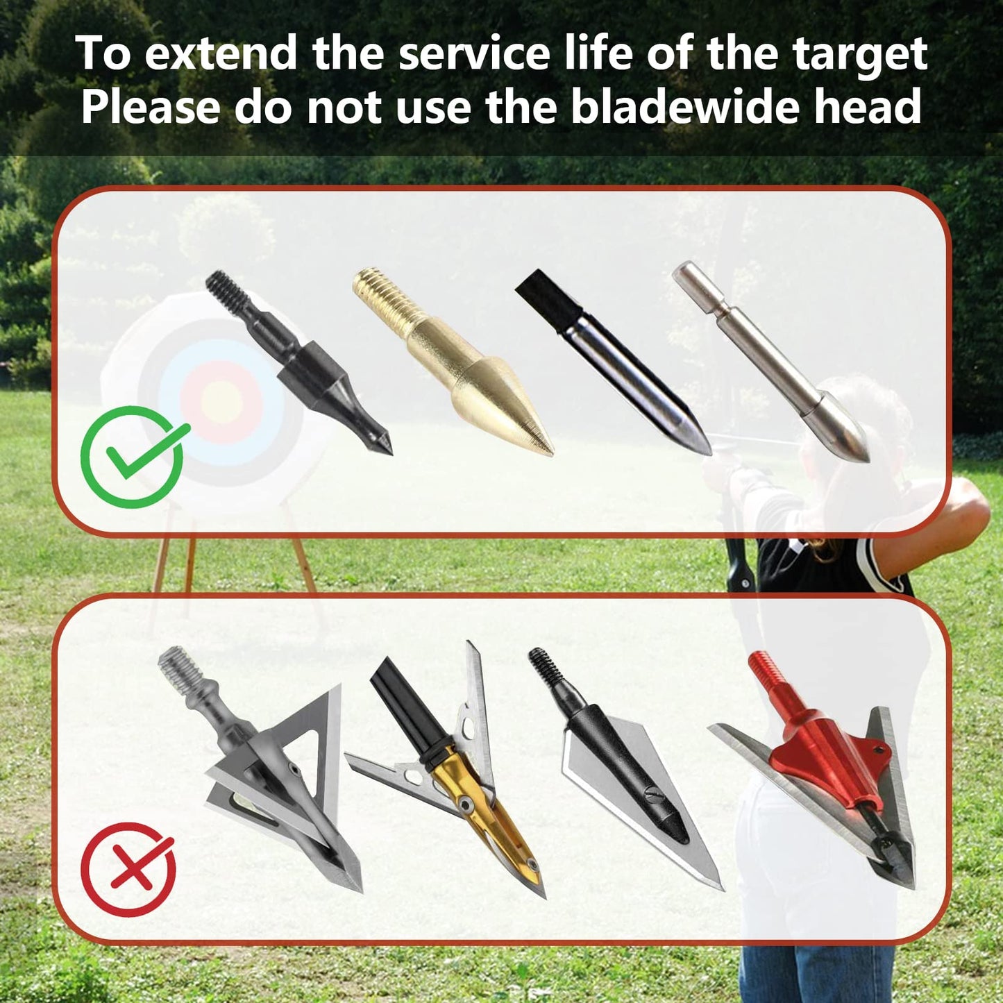 Swatlo Archery Targets for Backyard 20 Inch Traditional Hand-Made Round Straw Archery Target Bow & Arrow Target for Archery Practice (3 Layer Green)