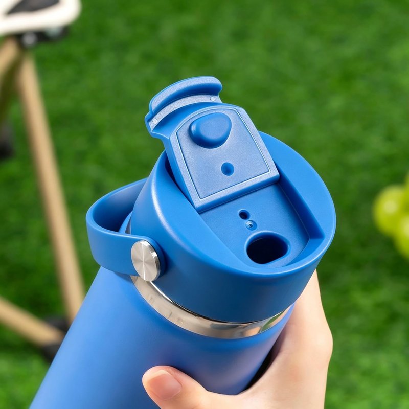 Soledea 2Pack Flip Lid for Wide Mouth Insulated Sports Water Bottles,Replacement Lids Compatible with Hydro Flask for 12 16 18 20 32 40 oz Wide Mouth Water Bottle
