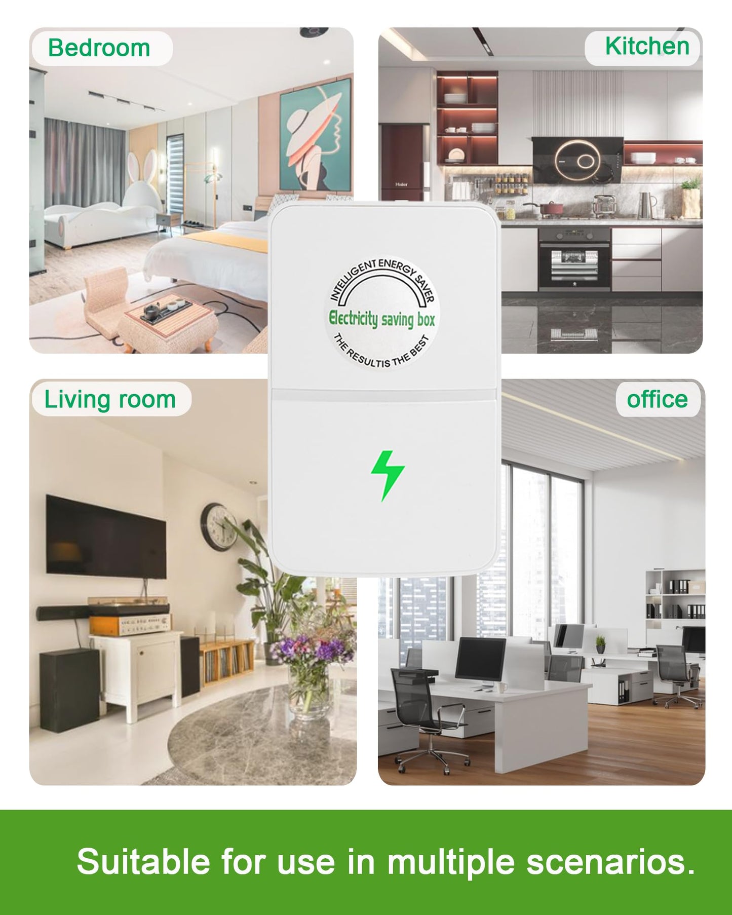 Power Saver Pro, Electricity Saving Box, Stop Watt Energy Saving Device, Power Saving Device, Save Electricity, Power Saver Pro X, US Plug in 90V-250V 30KW (8, Packs)