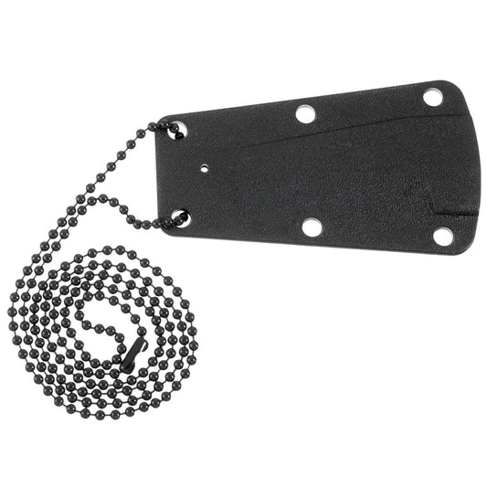 Smith & Wesson SW910TAM 5.9in High Carbon S.S. Full Tang Neck Knife with a 2.8in Tanto Blade and Paracord Handle for Outdoor, Tactical, Survival and EDC,Black