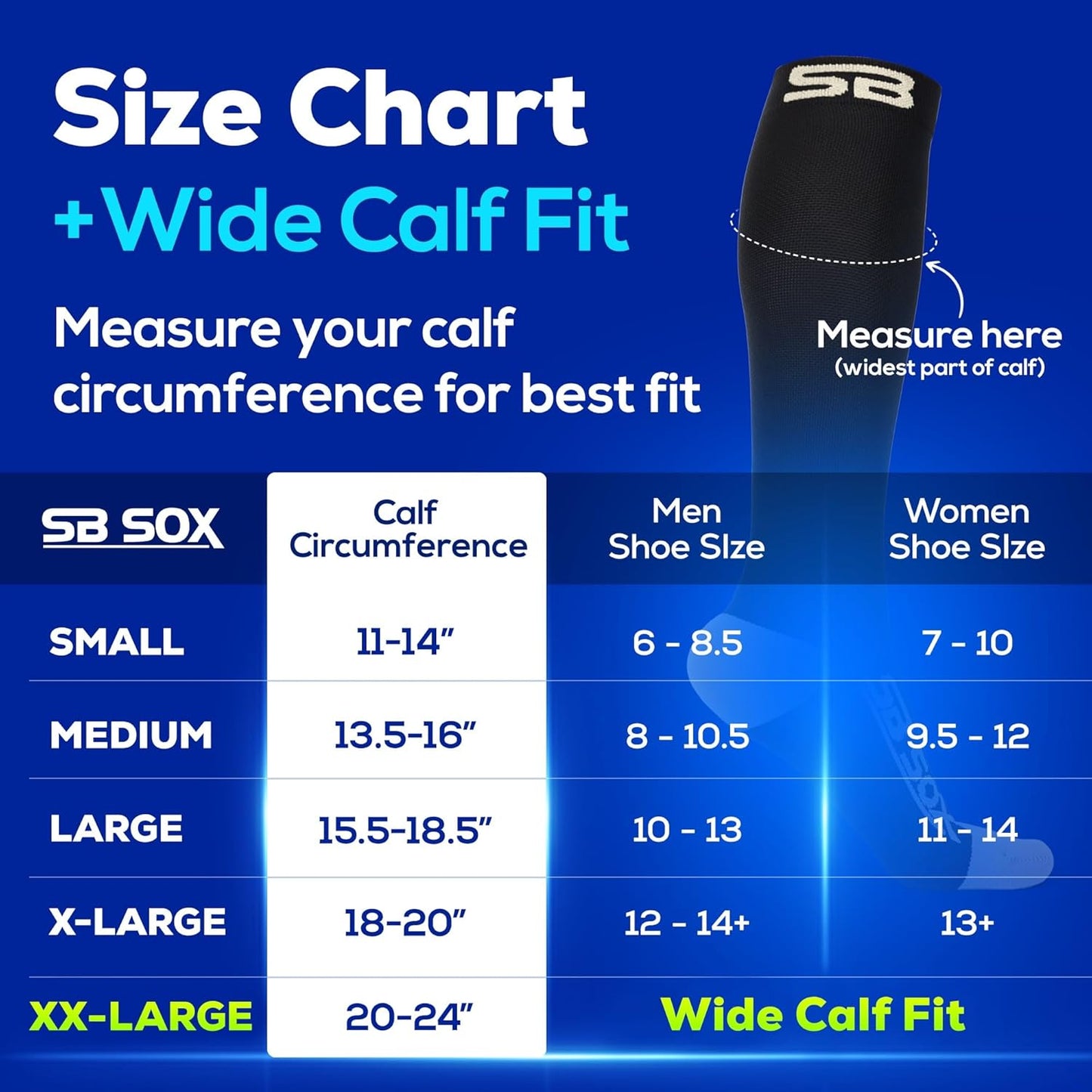 SB SOX Compression Socks - 20-30mmHg Support for Men & Women | Ideal for Travel, Sports, and Daily Comfort