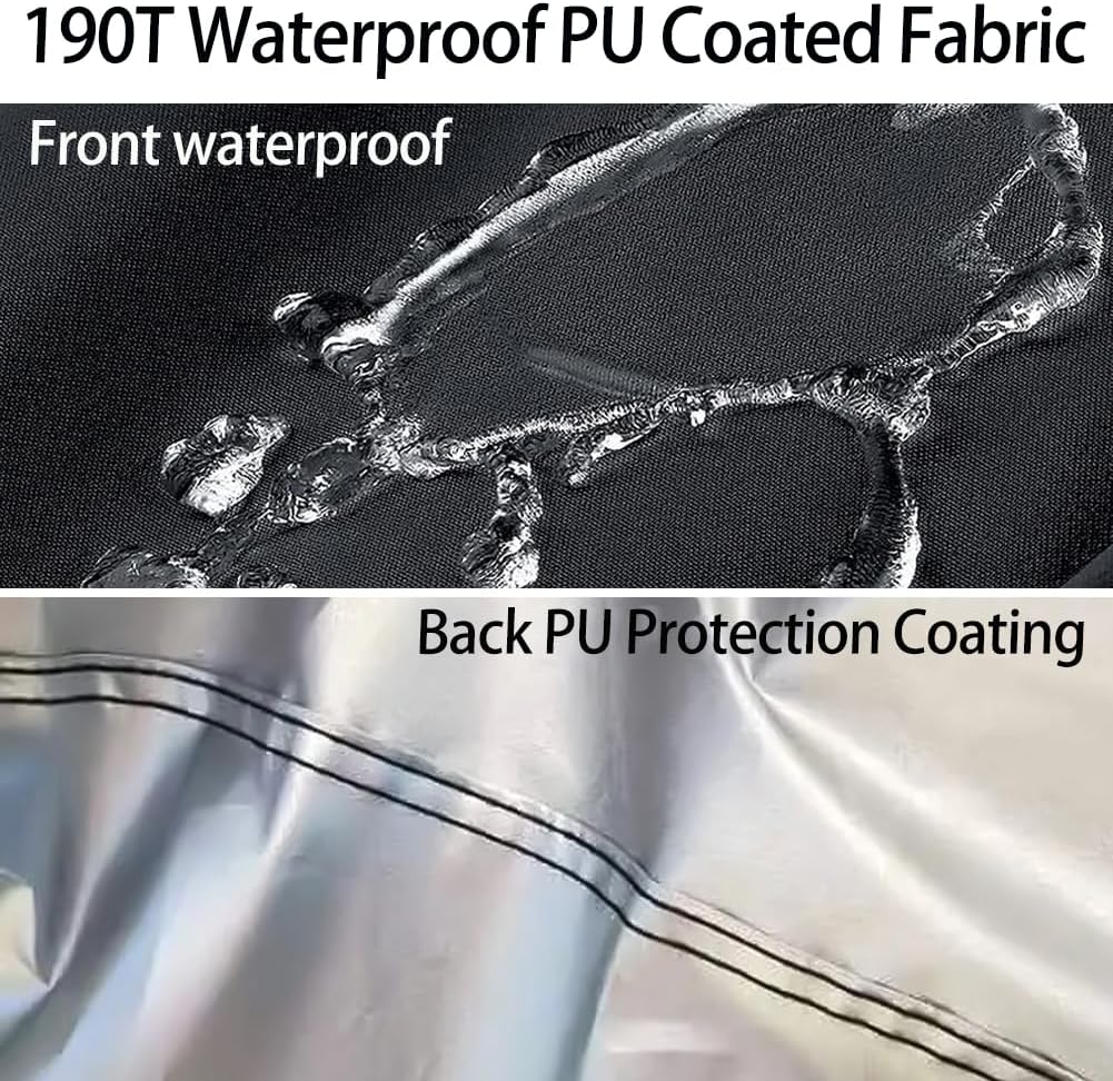 Skiennix 2XL Large Waterproof Bike Covers - Outdoor Protection for 2 or 3 Bicycles with Lock Hole