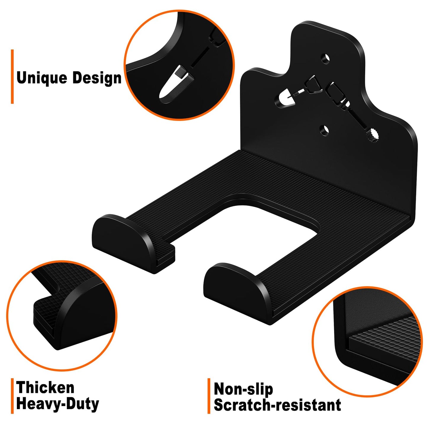 ZGJWJYUU Garage Organization Storage Trimmer Rack, Garden Power Tool Hanger for Grass Trimmer, Hedge Trimmer, Garden Tools, Heavy Duty Weed Whackers Holder Wall Mounted Tool Organizer, 1 Pack