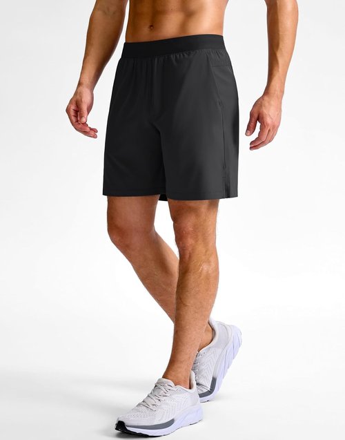 G Gradual Men's Athletic Running Shorts - Lightweight Quick-Dry Gym Shorts with Zipper Pocket | 7"/5"/9" Sizes