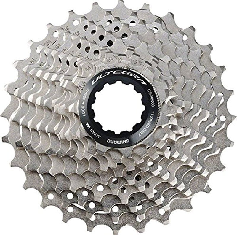 Shimano Unisex's Ultegra CS-R8000 Cassette 11-fold Grey Design 11-28T 2018 7 Speed Freewheel