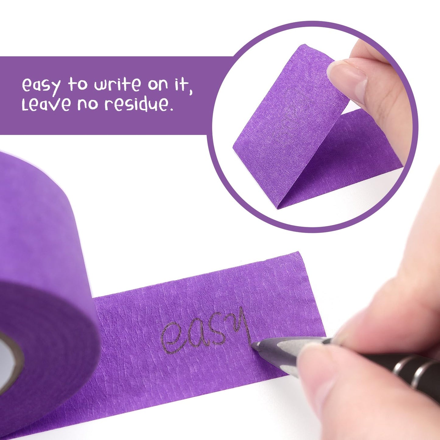 LONGKEY Colored Masking Tape Painters Tape 1 Inch X 20 Yards, 8 Rolls, 160 Yards in Total, Craft Color Painters Colorful Art Rainbow Labeling Tapes Marking Tape for Kids Crafts Moving Classroom