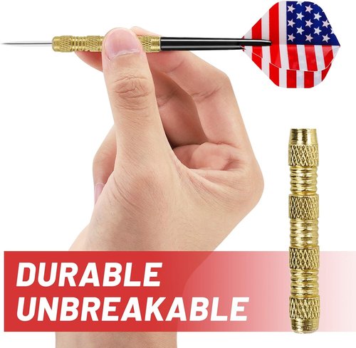 Accmor Steel Tip Darts - 18 Grams Professional Metal Darts Set for Ultimate Precision and Performance