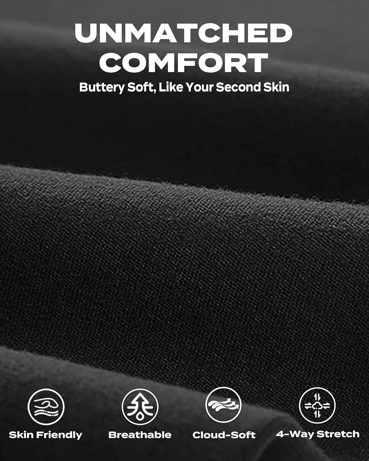 TNNZEET Capri Leggings for Women - High Waisted Tummy Control Black Yoga Pants with Pockets